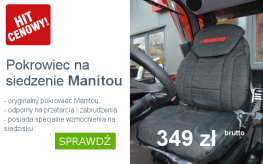 Nowość! Pokrowce na siedzenia Manitou - odśwież swoją ładowarkę!