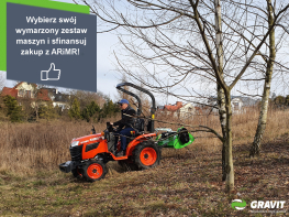 Teraz zakup traktorka z osprzętem możesz sfinansować ze środków unijnych!